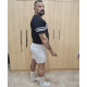White Spandex Training Short Tights