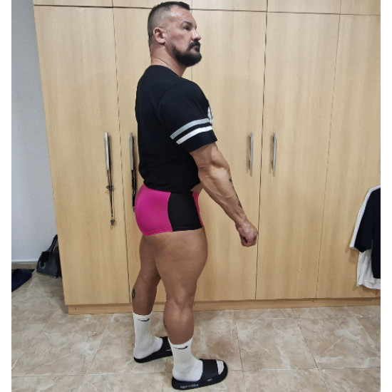 Pink spandex brief