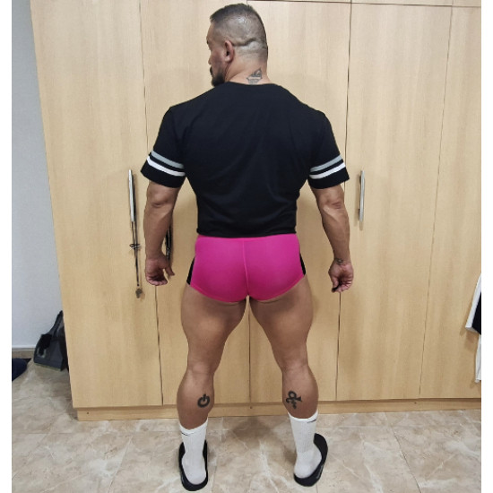 Pink spandex brief
