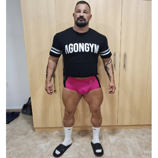 Pink spandex brief