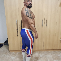 Retro Striped Tights