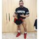Gym shorts with built in jockstrap