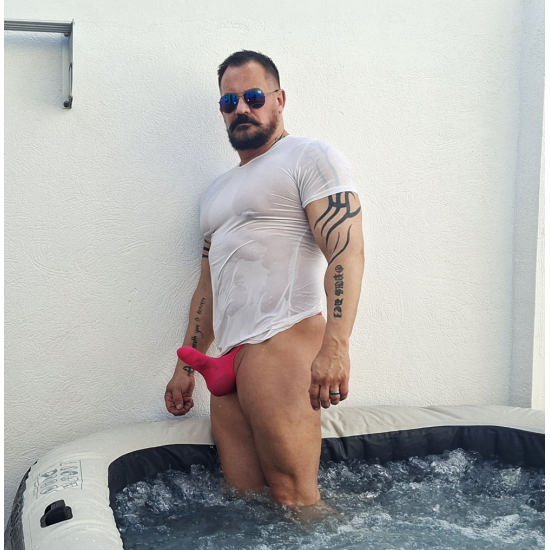 Bulge Torpedo Thong Candy Pink