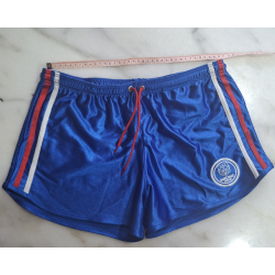 Barcode Berlin Satin Football Shorts BLUE