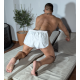 Barcode Berlin Satin Football Shorts WHITE