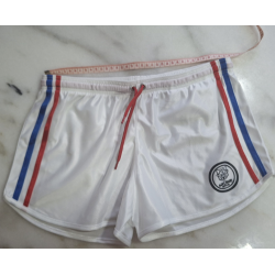 Barcode Berlin Satin Football Shorts WHITE
