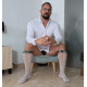 Sheer Socks White/Black