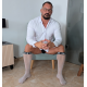 Sheer Socks White/Black