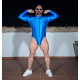 Front Zip Spandex Body BLUE