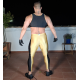 Skinfit Black & Gold tights and cropped t-shirt