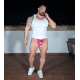 Satin shiny spandex g-string PINK