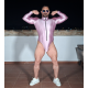 Front Zip Spandex Body Pink