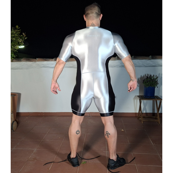 Amorsey Speed Suit Silver/Black