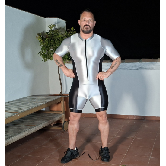 Amorsey Speed Suit Silver/Black