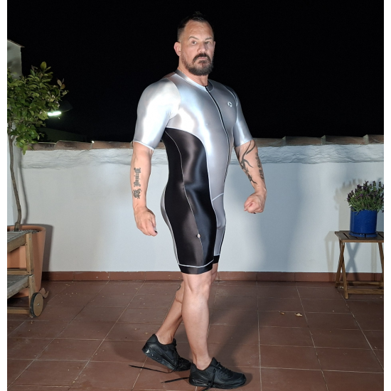 Amorsey Speed Suit Silver/Black