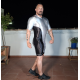 Amorsey Speed Suit Silver/Black