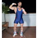 Skinfit Singlet Navy Blue/Red/White
