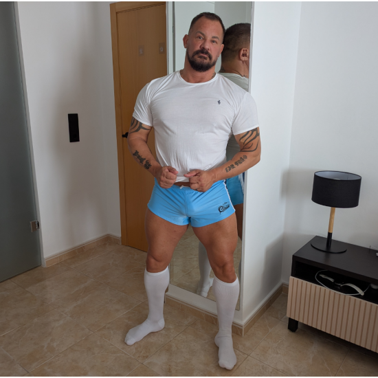 Aussiebum Footy Shorts Blue