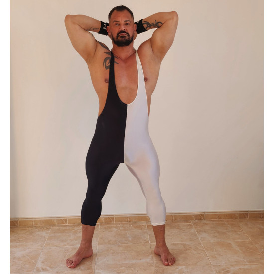 2 Tone Spandex Suit