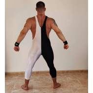 Two Tone Spandex Suit