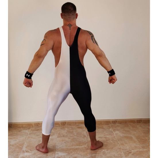 2 Tone Spandex Suit
