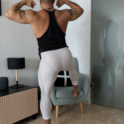 Under Armour Semi Transparent 3/4 Tights White