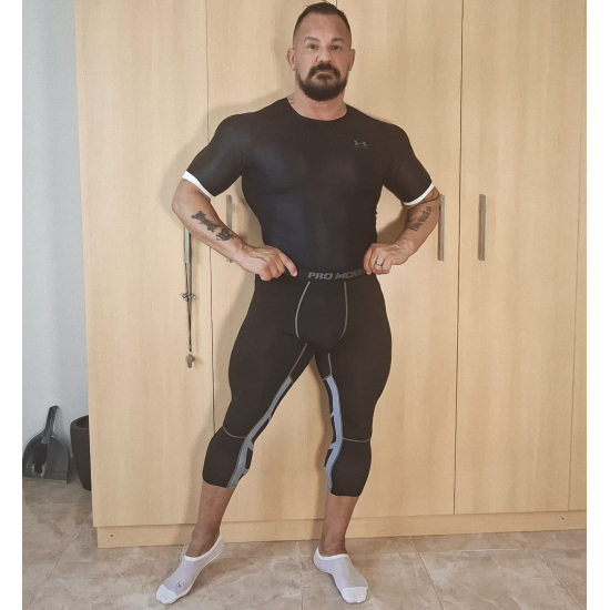 Gym 3/4 Tights Black