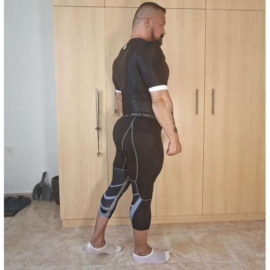 Gym 3/4 Tights Black