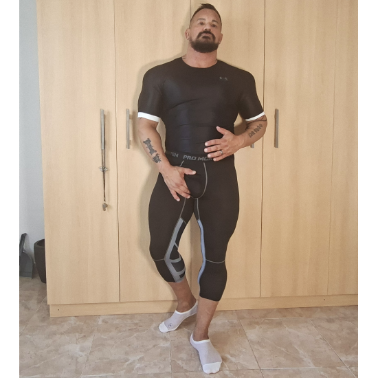 Gym 3/4 Tights Black
