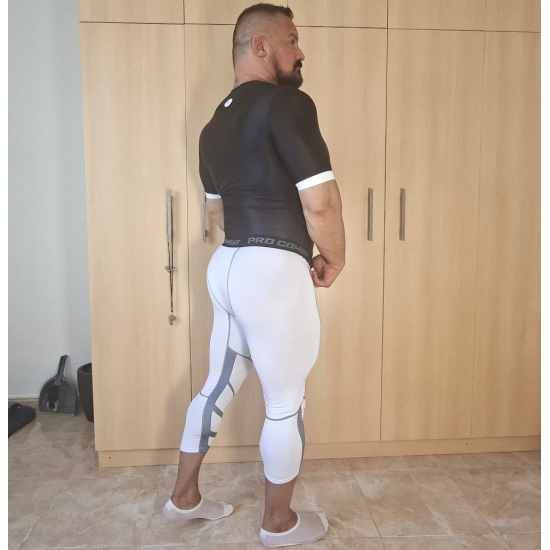 Gym 3/4 Tights White