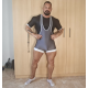 Skinfit Singlet Oxford Grey/White