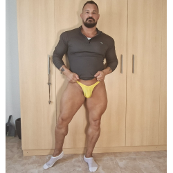 Joe Snyder Bulge Thong Yellow