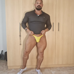 Joe Snyder Bulge Thong Yellow