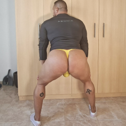 Joe Snyder Bulge Thong Yellow
