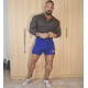 Spandex Gym Shorts Royal Blue