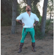 Leohex High Shine Footed Tights GREEN