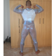 Transparent Stretch Zip Up Suit