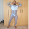  Transparent Stretch Zip Up Suit