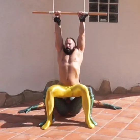 AQUADADDY AND HIS TIED UP TOY