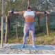 MUSCLE YOGA IN PANTYHOSE