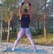 MUSCLE YOGA IN PANTYHOSE