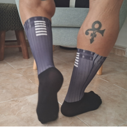 Spandex Cycling Socks Navy Blue