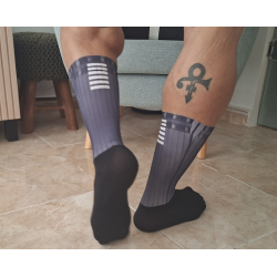 Spandex Cycling Socks Navy Blue