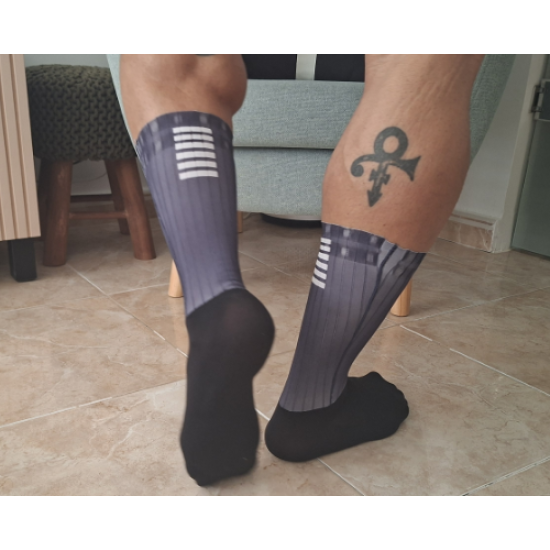 Spandex Cycling Socks Navy Blue