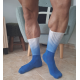 Spandex Cycling Socks blue/white