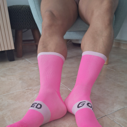 Speed God Cycling Socks Pink