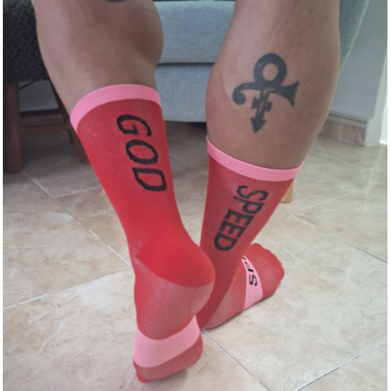 Speed God Cycling Socks Red