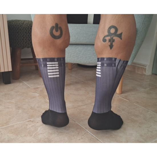 Spandex Cycling Socks Navy Blue