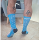 Cycling Socks Blue Dots