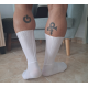 Spandex Cycling Socks White